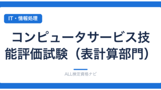 コンピュータサービス技能評価試験（表計算部門）